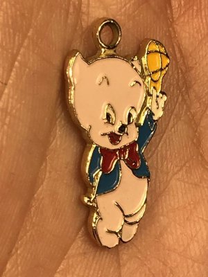 ルーニーテューンズのポーキーピッグの70〜80’sヴィンテージチャーム