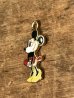 ディズニーキャラクターのミニーマウスの70〜80年代ビンテージメタルチャーム