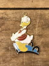 Disney Donald Duck Metal Charm　ドナルドダック　ビンテージ　チャーム　ディズニー　70〜80年代