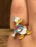 ディズニーキャラクターのドナルドダックの70〜80’sヴィンテージ指輪