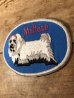 犬の犬種Malteseが描かれた70’sヴィンテージ刺繡パッチ
