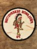 インディアンが描かれたB.S.A.の70’sヴィンテージ刺繡パッチ