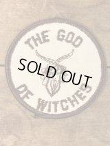 The God Of Witches Patch　メッセージ　ビンテージ　ワッペン　パッチ　70年代