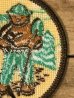 アドバタイジングキャラクターのスモーキーベアの70年代〜ビンテージ刺繡ワッペン
