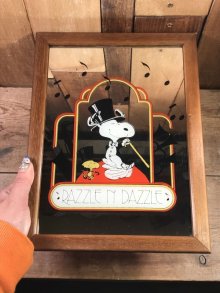他の写真3: Peanuts Snoopy & Woodstock “Razzle N' Dazzle” Pub Mirror　スヌーピー　ビンテージ　パブミラー　ウッドストック　70年代
