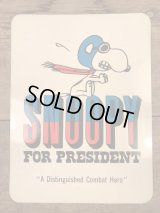 Hallmark Peanuts “Snoopy For President” Post Card　スヌーピー　ビンテージ　ポストカード　フライングエース　60〜70年代
