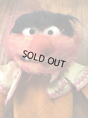 マペッツキャラクターのアニマルの70’sヴィンテージハンドパペットドール