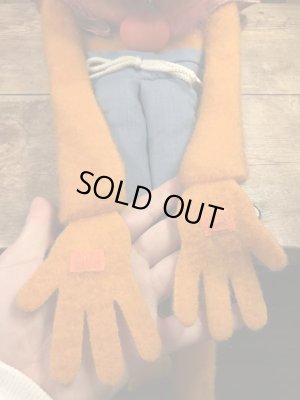 マペッツキャラクターのアニマルの70’sヴィンテージハンドパペットドール