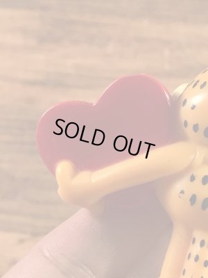 ガーフィールドのバレンタインの90年代ビンテージPVCフィギュア