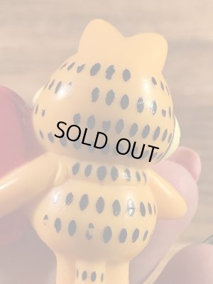 ガーフィールドのバレンタインの90年代ビンテージPVCフィギュア