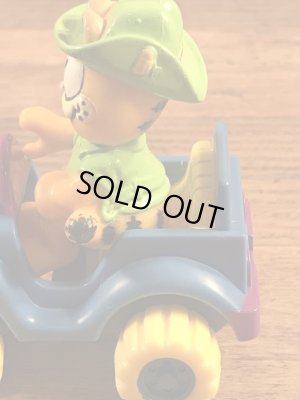 ガーフィールドが四駆に乗った80’sヴィンテージPVCフィギュア