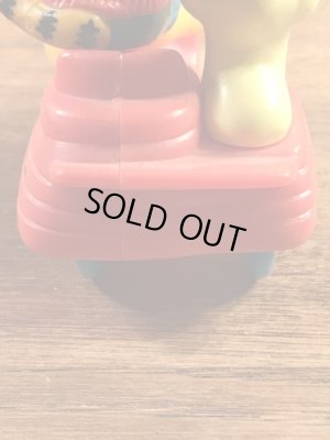 ガーフィールドがサイドカー付きバイクに乗った80’sヴィンテージPVCフィギュア