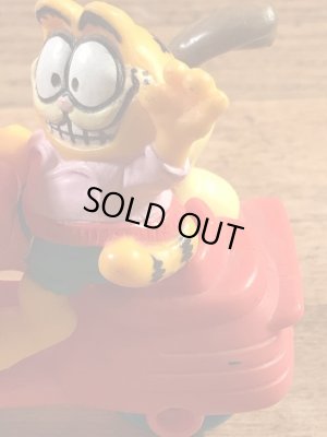 ガーフィールドがサイドカー付きバイクに乗った80’sヴィンテージPVCフィギュア