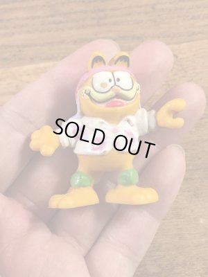 ガーフィールドがスケートボードに乗った80’sヴィンテージPVCフィギュア