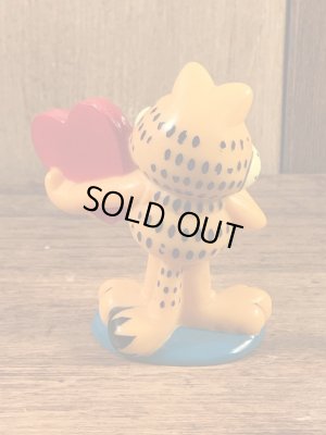 ガーフィールドのバレンタインの90年代ビンテージPVCフィギュア