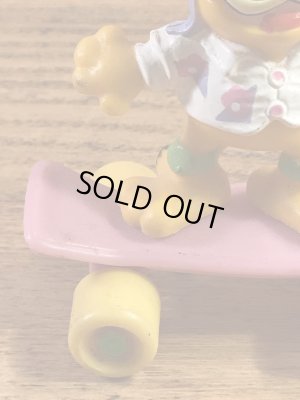 ガーフィールドがスケートボードに乗った80’sヴィンテージPVCフィギュア