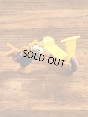 ガーフィールドがスクーターに乗った80’sヴィンテージPVCフィギュア