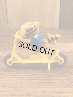 ガーフィールドがスクーターに乗った80’sヴィンテージPVCフィギュア