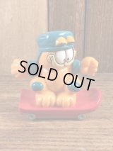 Paws Garfield “Skateboard” Pullback Figure　ガーフィールド　ビンテージ　フィギュア　スケボー　90年代