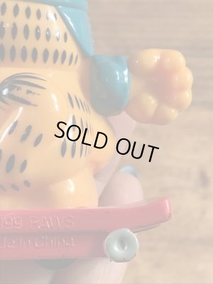 ガーフィールドのスケボーの90年代ビンテージフィギュア