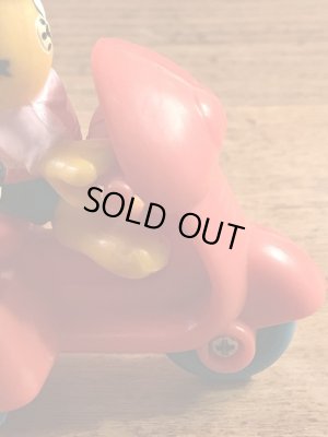 ガーフィールドがサイドカー付きバイクに乗った80’sヴィンテージPVCフィギュア