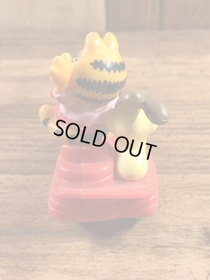 ガーフィールドがサイドカー付きバイクに乗った80’sヴィンテージPVCフィギュア