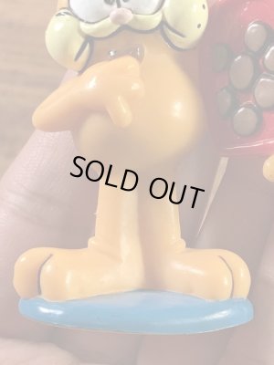 ガーフィールドのバレンタインの90年代ビンテージPVCフィギュア