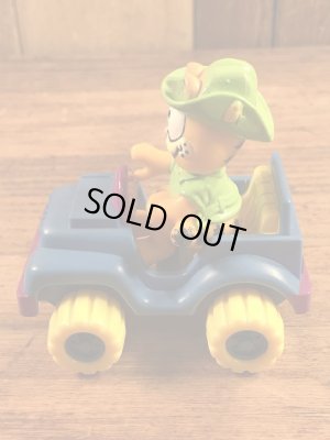 ガーフィールドが四駆に乗った80’sヴィンテージPVCフィギュア