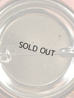 企業キャラクターのスモーキーベアの80’s〜ヴィンテージ缶バッチ