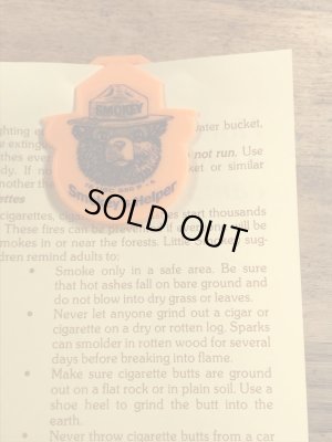 企業キャラクターのスモーキーベアの90’s〜ヴィンテージブックマーク