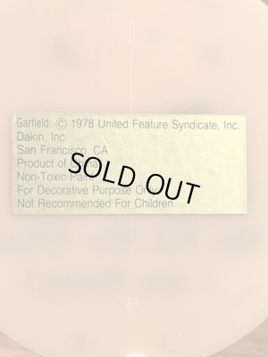 Dakin社製のガーフィールドの80’sヴィンテージメッセージプレート