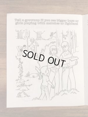 アドバタイジングキャラクターのスモーキーベアの90年代〜ビンテージカラーリングブック