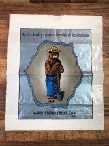 Smokey Bear Plastic Bag　スモーキーベア　ビンテージ　ビニールバッグ　アドキャラ　90年代〜