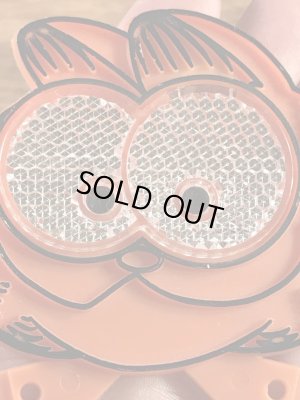 ガーフィールドの自転車用の80年代ビンテージ反射板