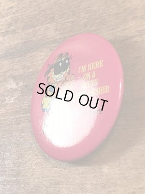 ガーフィールドの金属製のビンテージ缶バッジ