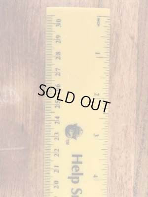 企業キャラクターのスモーキーベアの90’s〜ヴィンテージ定規