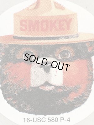 アドバタイジングキャラクターのスモーキーベアの90年代〜ビンテージステッカー