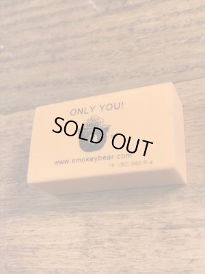 アドバタイジングキャラクターのスモーキーベアの90年代〜ビンテージ消しゴム