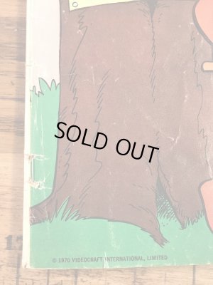 企業キャラクターのスモーキーベアの70’sヴィンテージの漫画