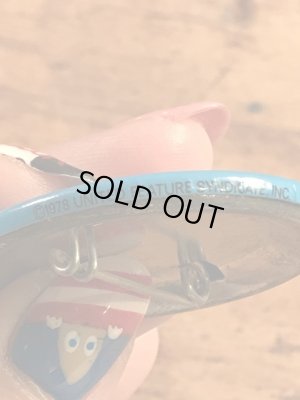 ガーフィールドの金属製のビンテージ缶バッジ