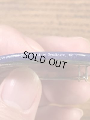 ガーフィールドとオーディーが描かれた80年代ビンテージ缶バッジ