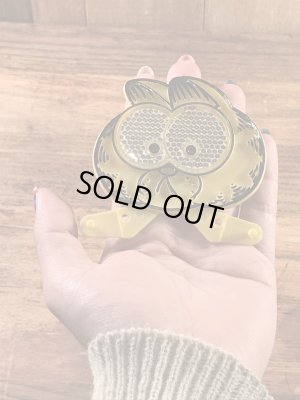 ケロッグのおまけについていたガーフィールドの80’sヴィンテージ反射プレート