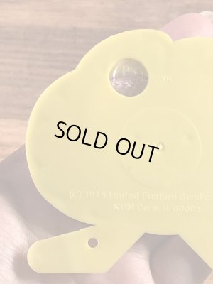 ガーフィールドの自転車用の80年代ビンテージ反射板