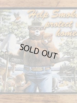 アドバタイジングキャラクターのスモーキーベアの90年代〜ビンテージステッカー