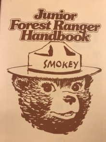 他の写真1: Smokey Bear Junior Forest Ranger Handbook　スモーキーベア　ビンテージ　ハンドブック　企業キャラ　80年代