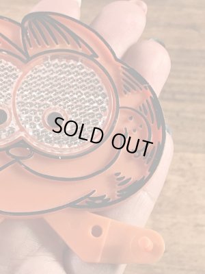 ケロッグのおまけについていたガーフィールドの80’sヴィンテージ反射プレート