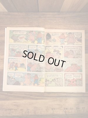 企業キャラクターのスモーキーベアの70’sヴィンテージの漫画