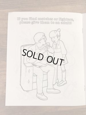 アドバタイジングキャラクターのスモーキーベアの90年代〜ビンテージカラーリングブック