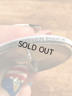 ガーフィールドの金属製のビンテージ缶バッジ