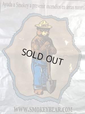 アドバタイジングキャラクターのスモーキーベアの90年代〜ビンテージビニールバッグ